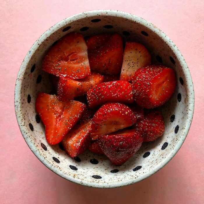 Strawberries with balsamic vinegar and black pepper