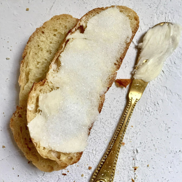 Butter and sugar sandwiches