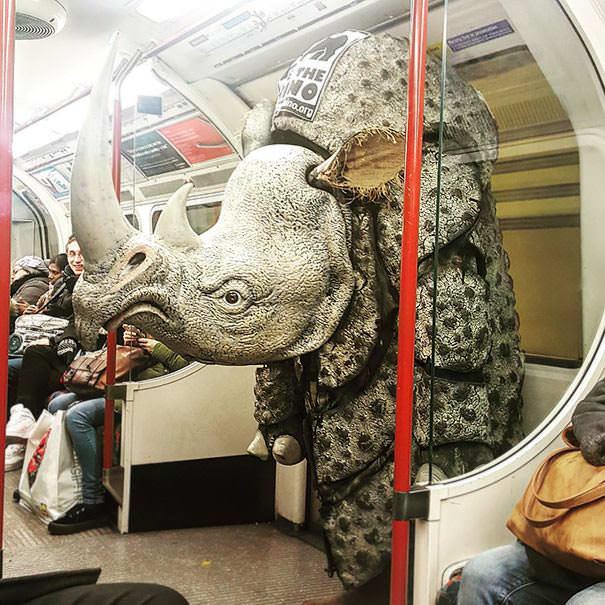 Meanwhile on the London Underground.