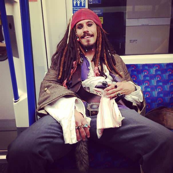 Underground with Jack Sparrow.