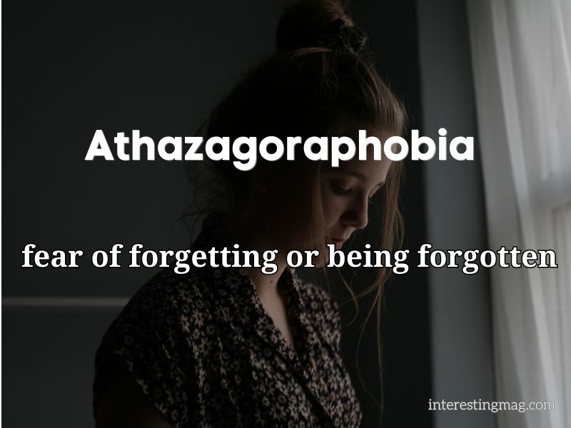 Athazagoraphobia