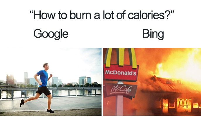 Google Vs. Bing Memes