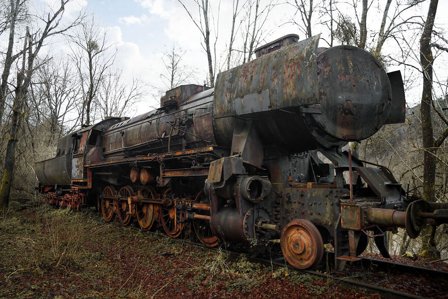 Rusted Rails: A Photographic Journey Through Train Graveyards