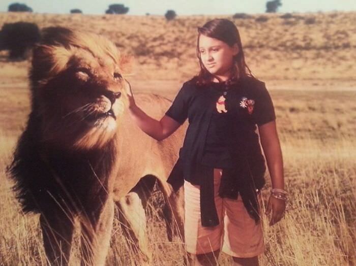 In 1998, I was 7, and this was a show and tell. I told my classmates, ‘I went to Africa over the weekend and petted a lion.’ I lied.