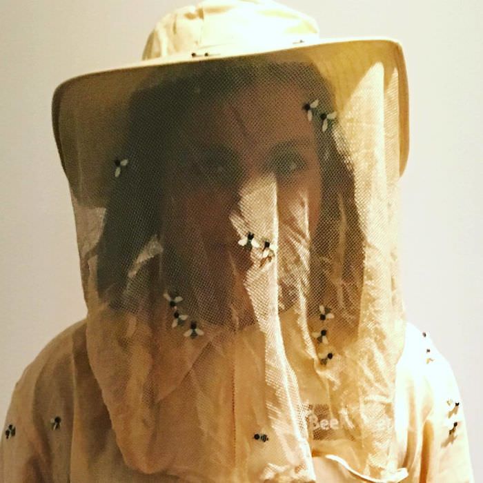 Mindy Kaling as a beekeeper.