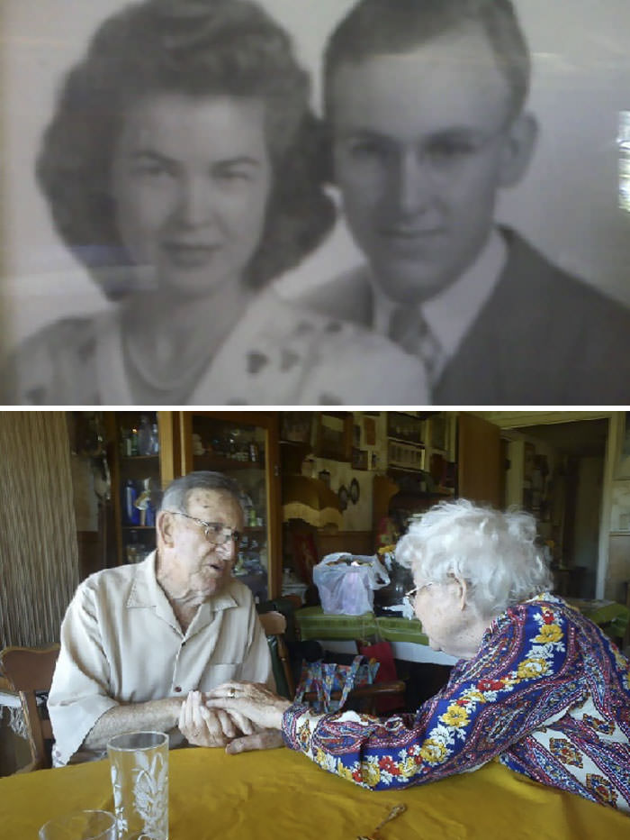 Today we celebrated my grandparents' wedding anniversary. 90 years old, still in love, and married for over 60 years.