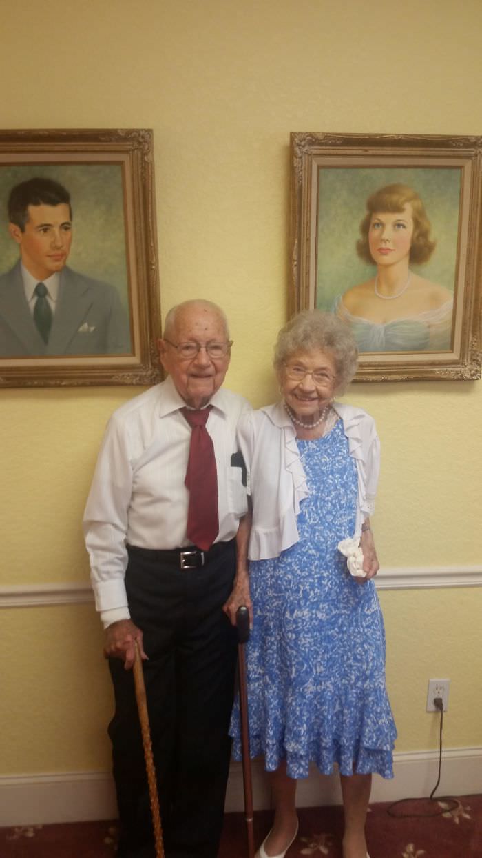 Congratulations to my grandparents on their 77th wedding anniversary.