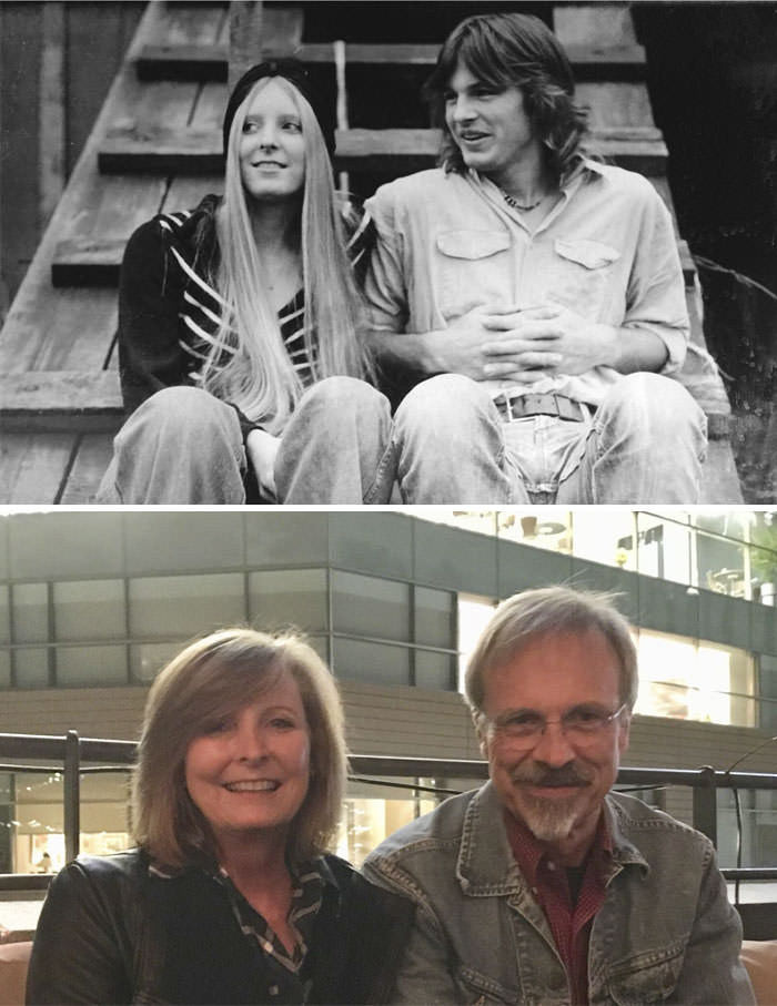 40 years later - and that's my original high-school jeans jacket.
