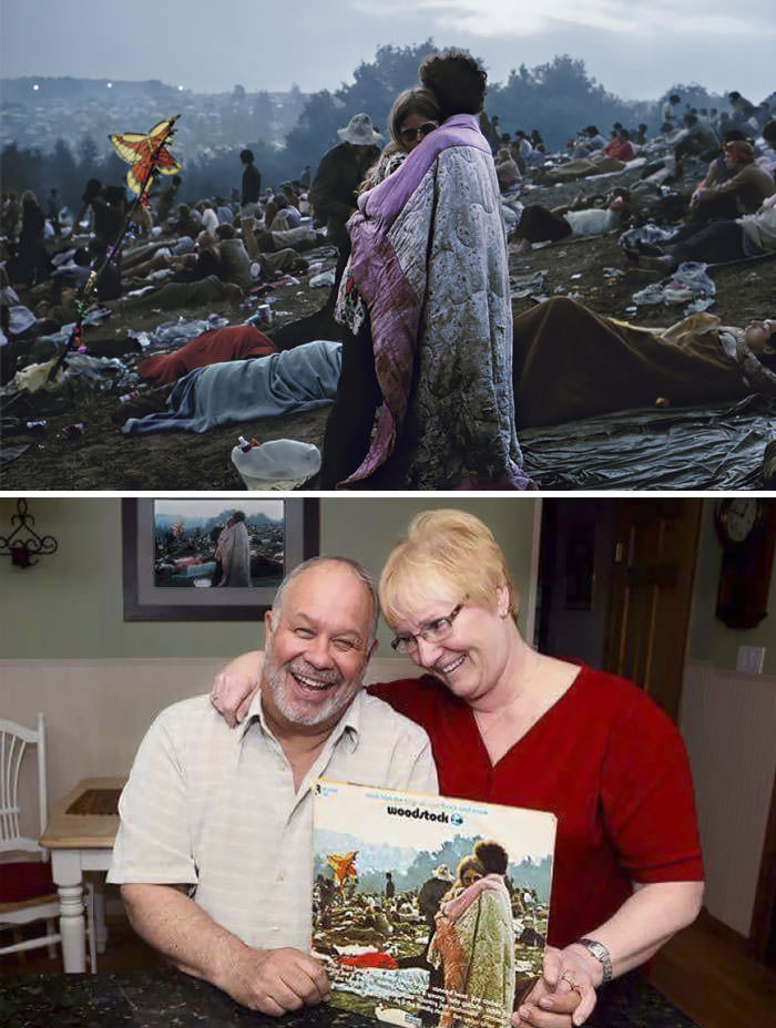 The couple from the Woodstock album cover is still together 46 years later.