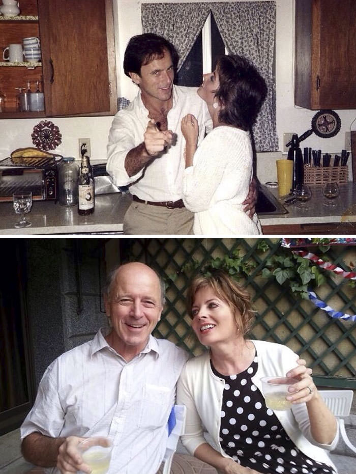 Here's my parents celebrating in 1983 and in 2013. I love them.