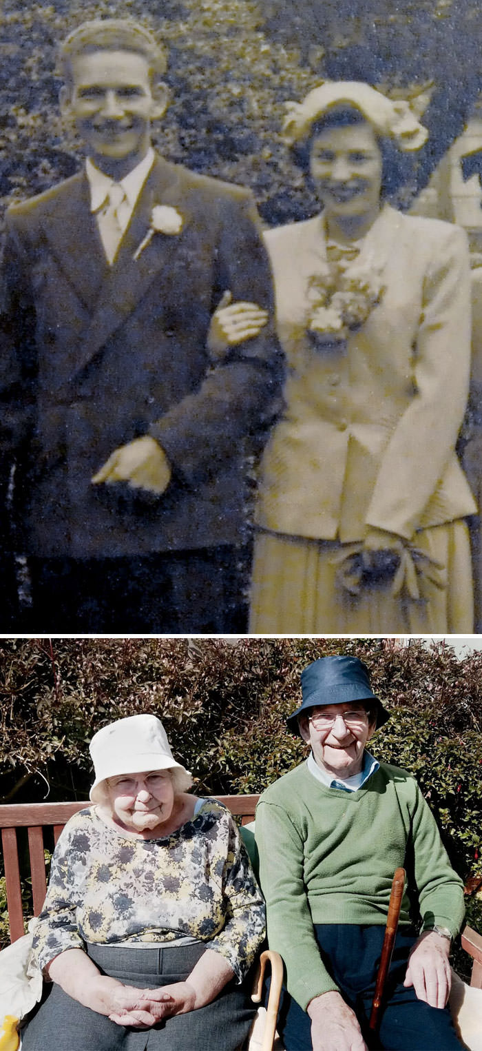 This couple has been together for 70 years.