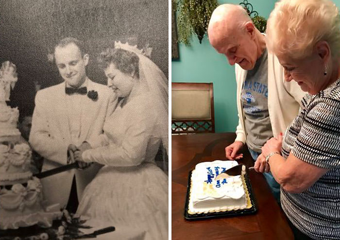 My parents married 60 years ago.