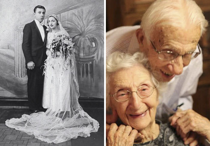 Couple married for 81 years.