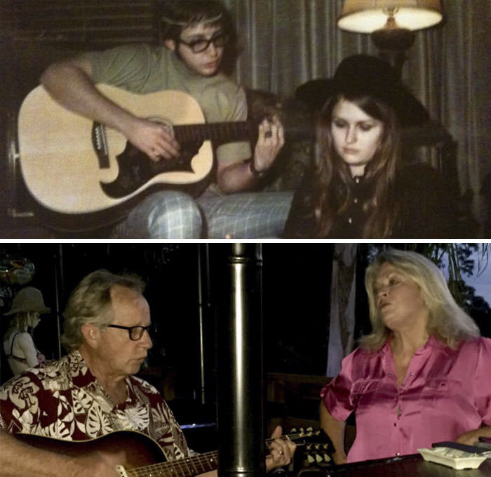 My parents playing music together 45 years later.