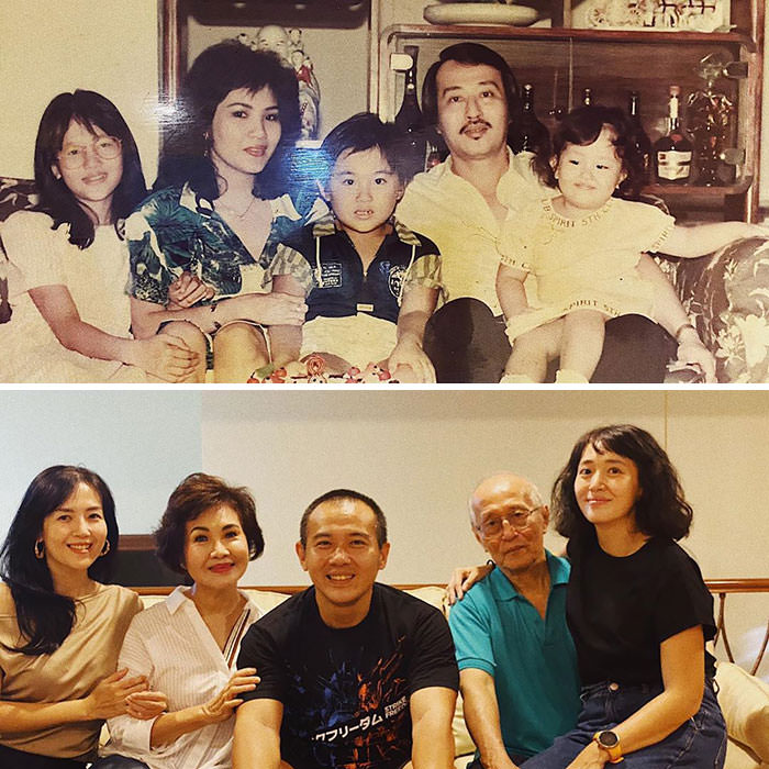 Photo remake after 33 years.