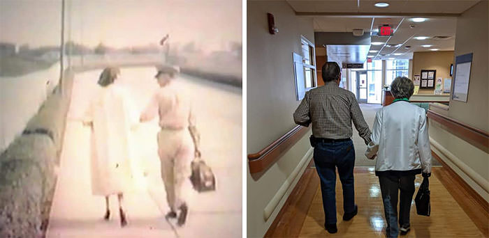 60 years apart. Going home from service 1959 and going home from chemo 2019.