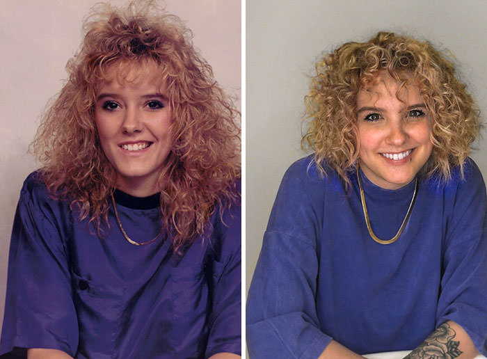 Decided to take some of this quarantine time and recreate a photo of my mom in the 80s.