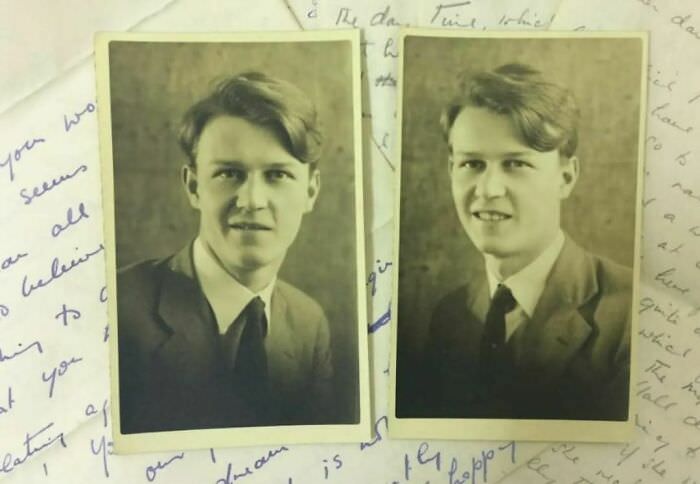 During WWII military training, Gilbert Bradley was in love and exchanged hundreds of letters with his sweetheart, who signed only with the initial "G".