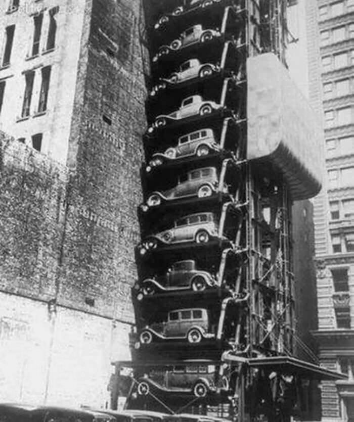 NYC parking, 1930.