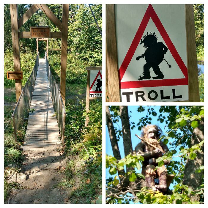 Troll guarding bridge near my town.