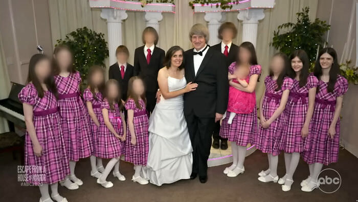 David and Louise Turpin together with their children they kept imprisoned and abused for many years.