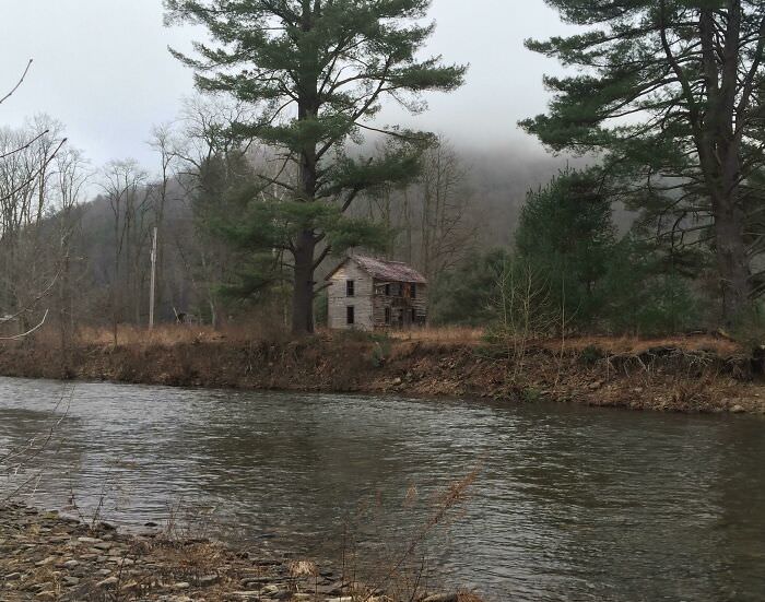 House while hiking in the Appalachian Trails. There were no paths or roads going to this house.