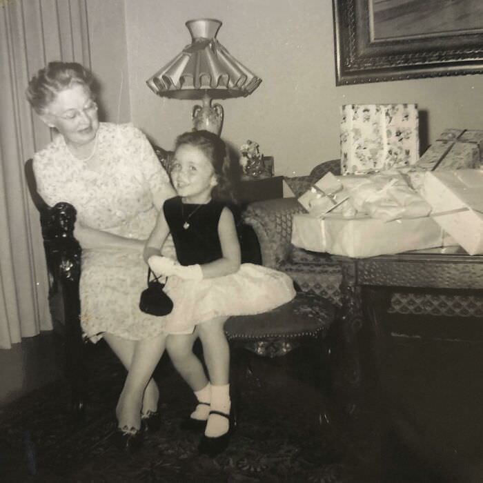 Me posing with my sweet grandmother sixty-four years ago today on the occasion of my fifth birthday, 1958.