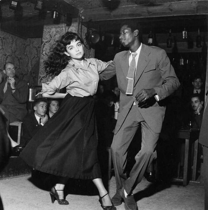 Dancing in Paris, circa 1951.