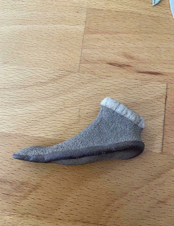 This rock that looks like a sock.