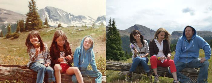 Recreated 30 years later :) Same place -Molas Pass near Silverton, Co.
