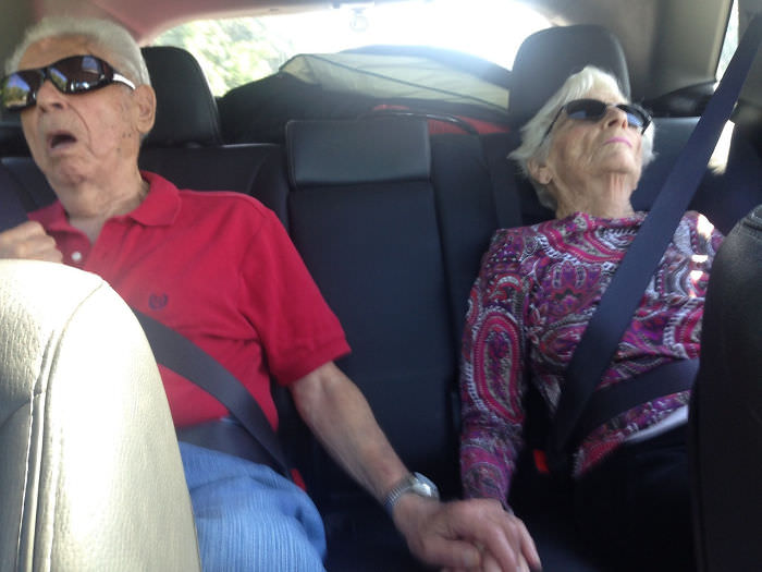 They're 86 and 91, and my grandparents still hold hands while sleeping.