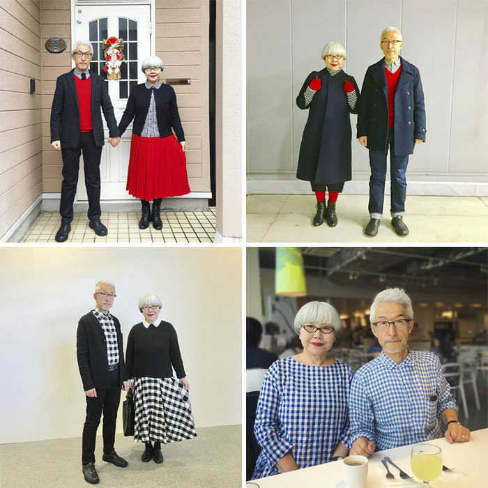 This couple married for 37 years always dress in matching outfits.