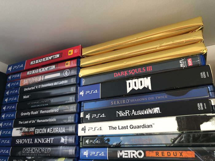 My brother bought me some games for Christmas during Black Friday, wrapped them and placed them on my shelf while saying: Open these up on the 25th. This is cruelty at its peak. They’ve been sitting there for a couple of weeks now, looking at me, tempting my weak soul.