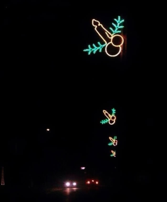 These Christmas lights.