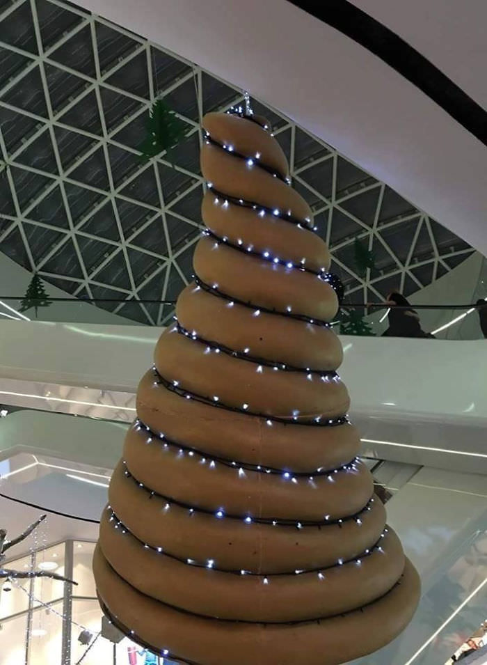 Mall Christmas tree.