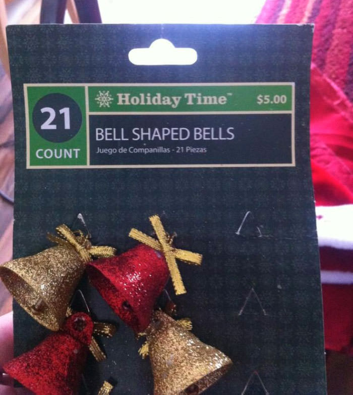 I'm going to put them on my Christmas tree-shaped Christmas tree.