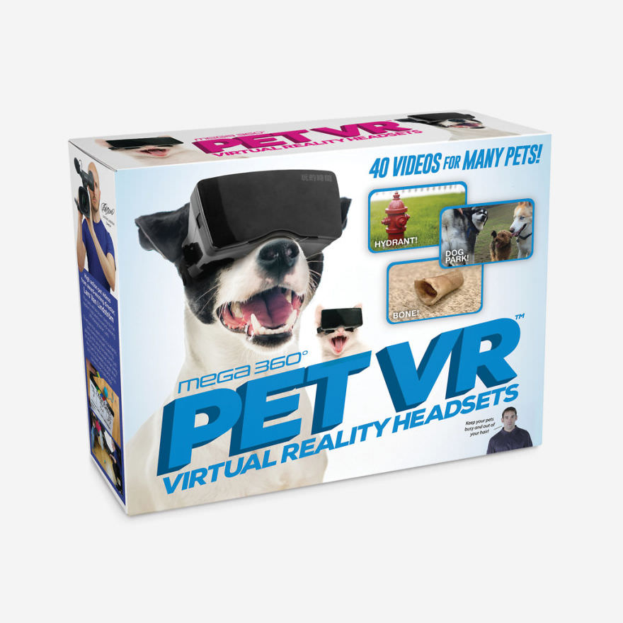 Virtual reality headsets for your pet