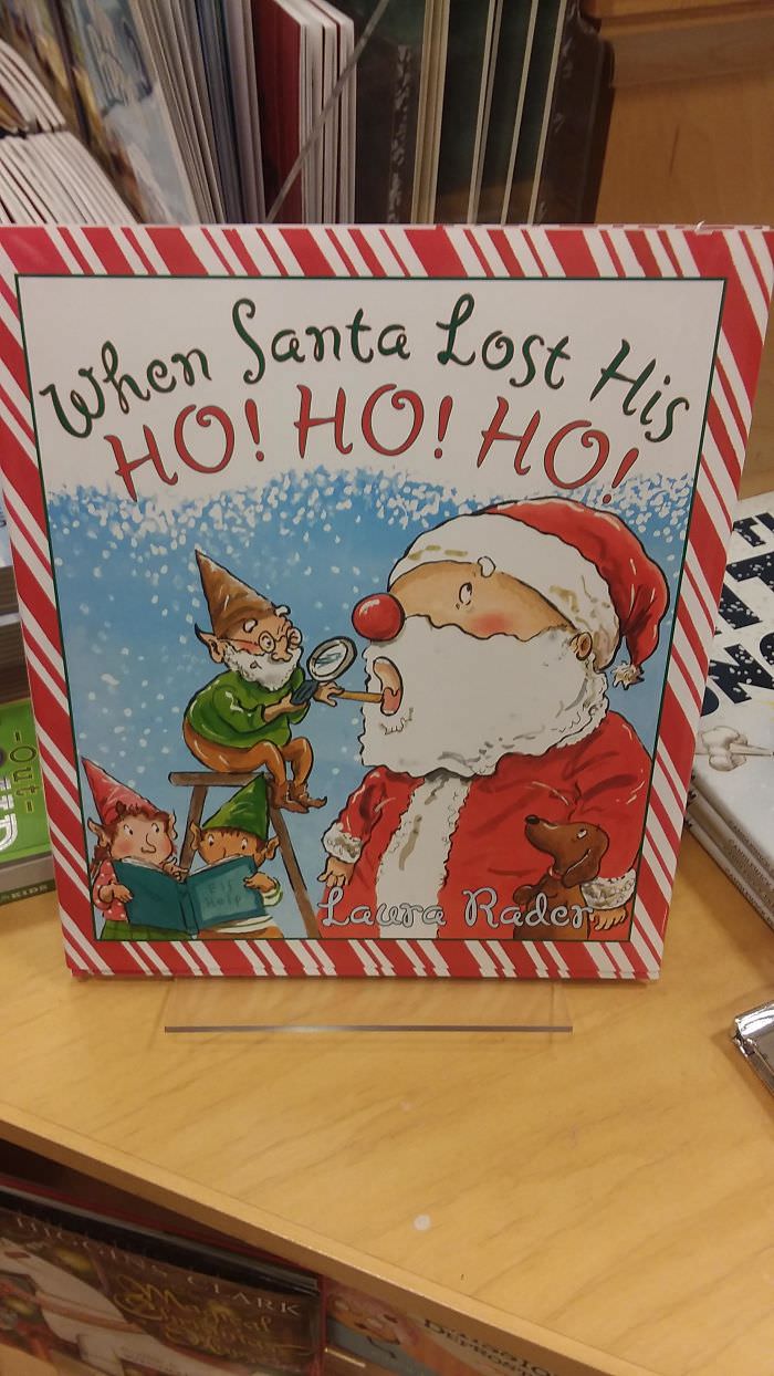 Santa lost his ho ho ho.