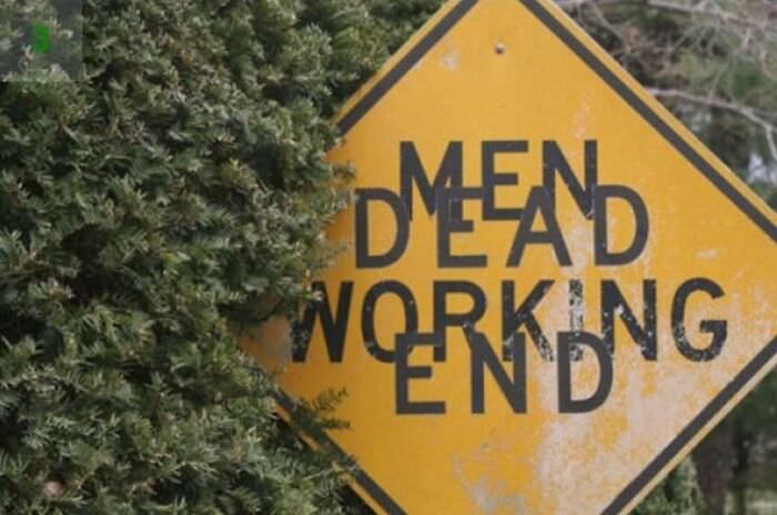 "Men dead working end" found in an FB group, source unknown.