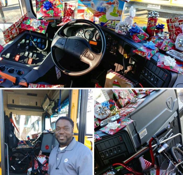 An elementary school bus driver asked every kid on his bus what they wanted for Christmas. He bought every child a gift.